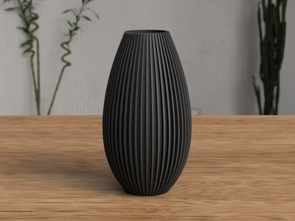 Moderne Gerippte Vase