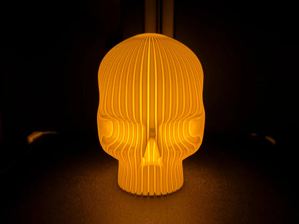 Moderne Schädeldekoration für Halloween